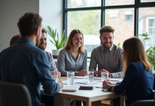 Asahi Accounting Solutions team in a meeting